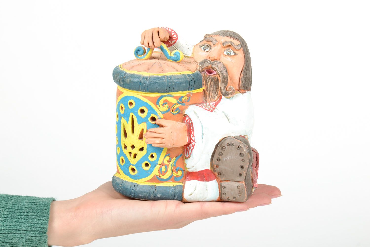 Figura artesanal de cerámica foto 5