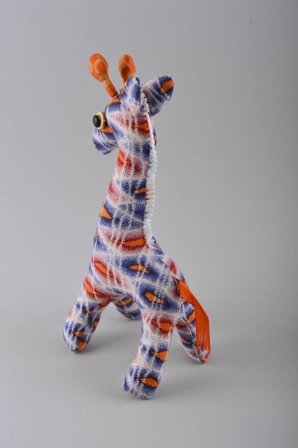 Spielsache für Kinder handgeschaffen Plüschtier Giraffe Geburtstag Geschenk foto 5