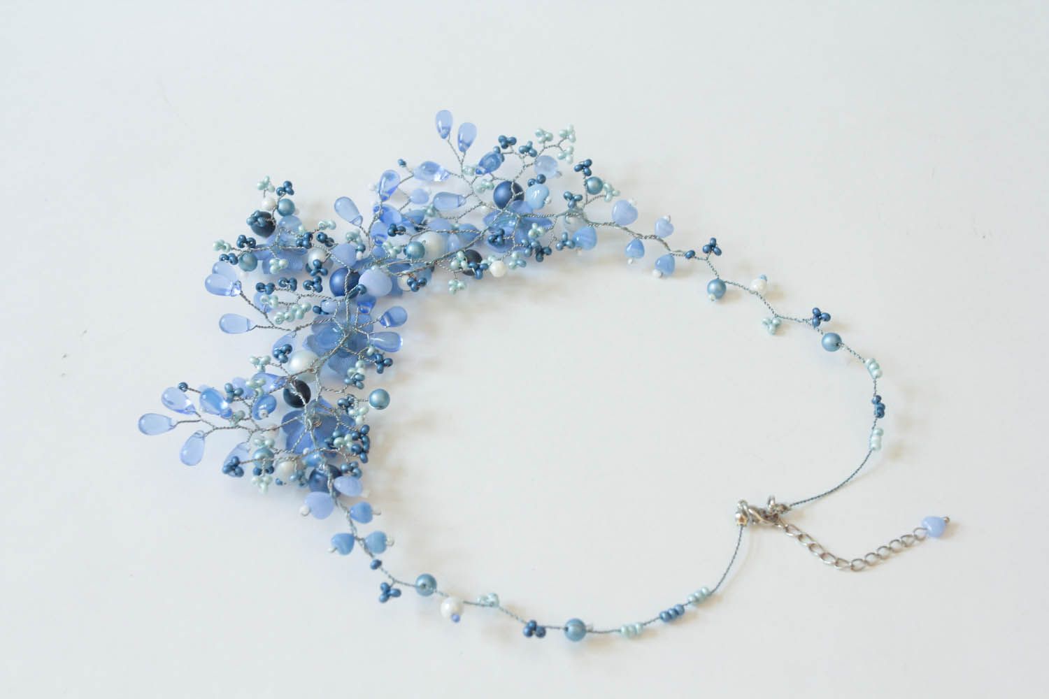 Blue necklace  photo 3