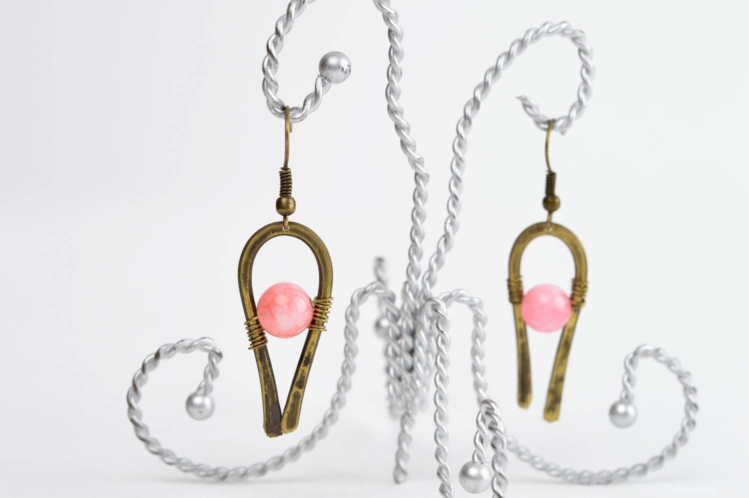 Womens handmade metal earrings cool earrings costume jewelry designs gift ideas photo 1