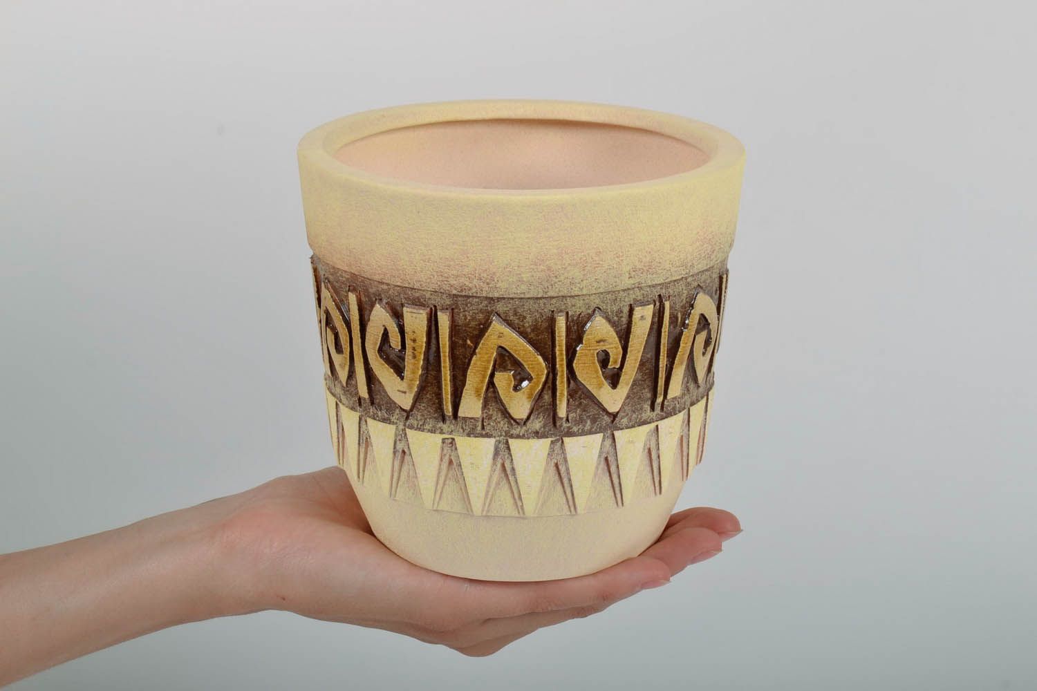 Keramik-Blumentopf in Gothik-Stil foto 5