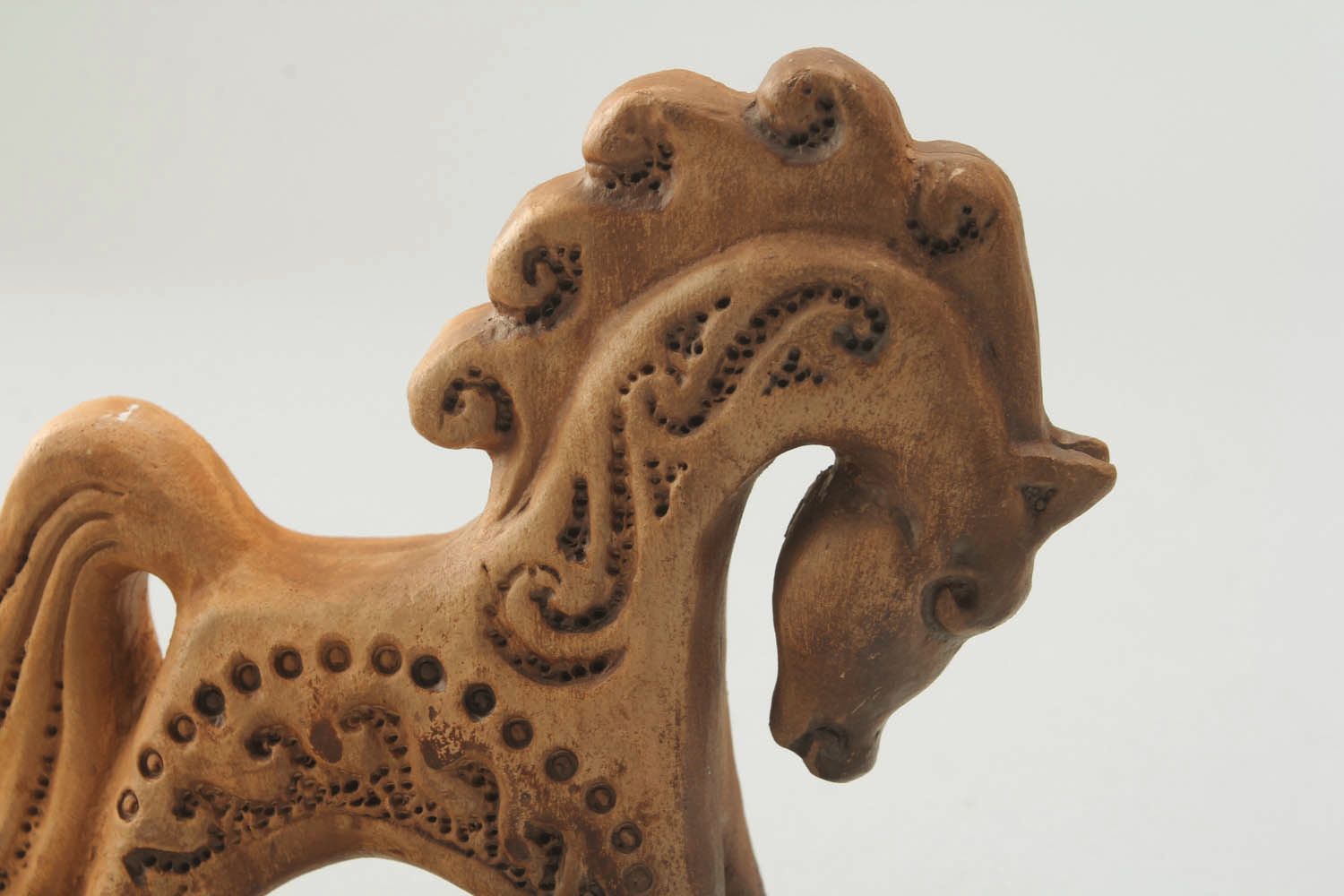 Ceramic whistle in the form of a horse photo 5