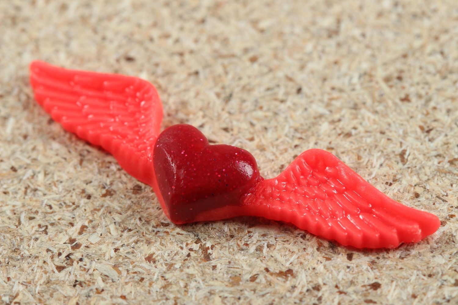 Handmade plastic heart ideas for accessories cute fittings for jewelry photo 1