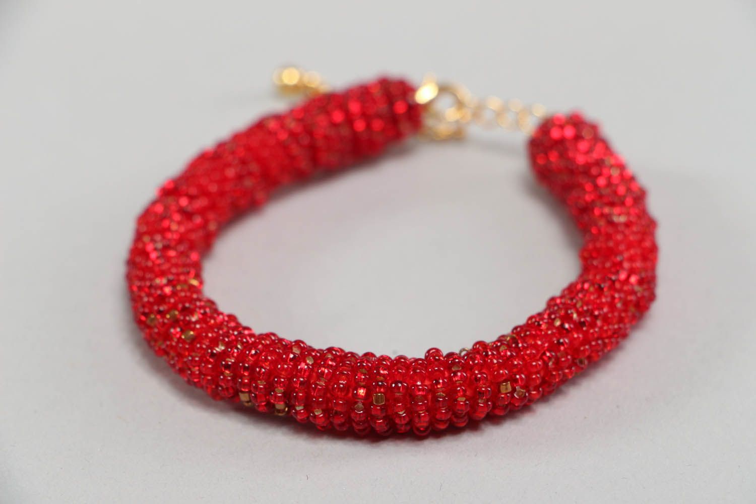 Czech beads bracelet photo 2