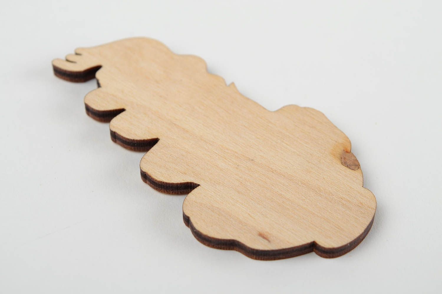 Handmade Holz Rohling Scrapbooking Zubehör Figur aus Holz Rohling zum Bemalen foto 5