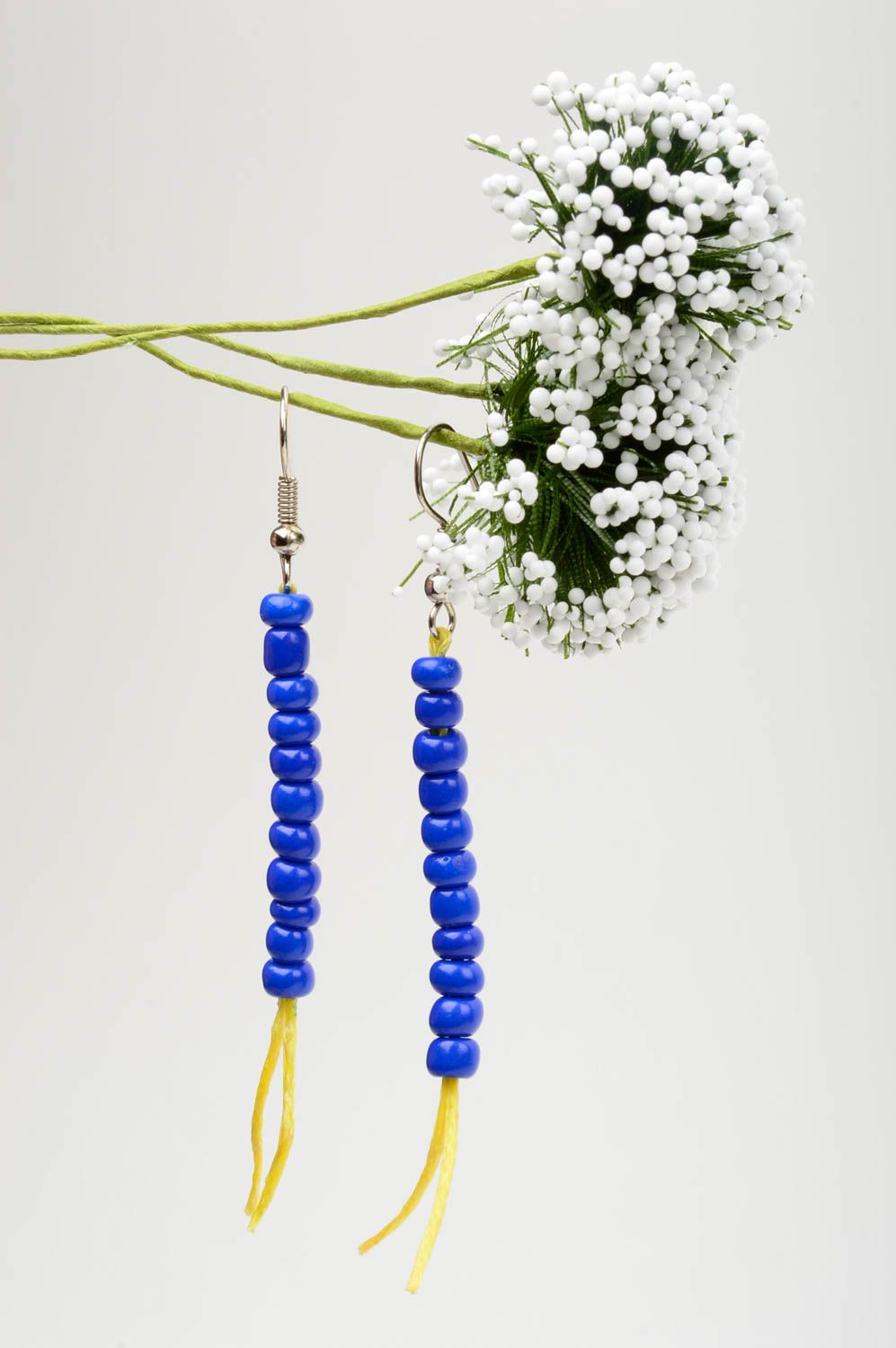 Handmade beads earrings designer earrings beaded earrings for girl gift ideas photo 1