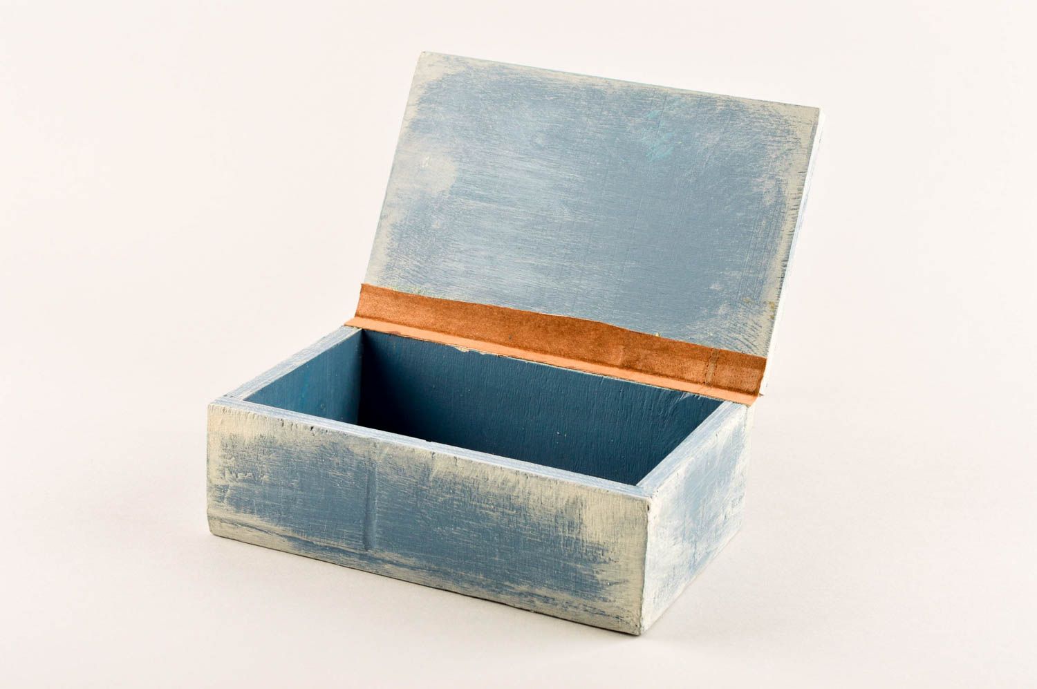 Unusual handmade wooden jewelry box retro wooden box design wood craft photo 4