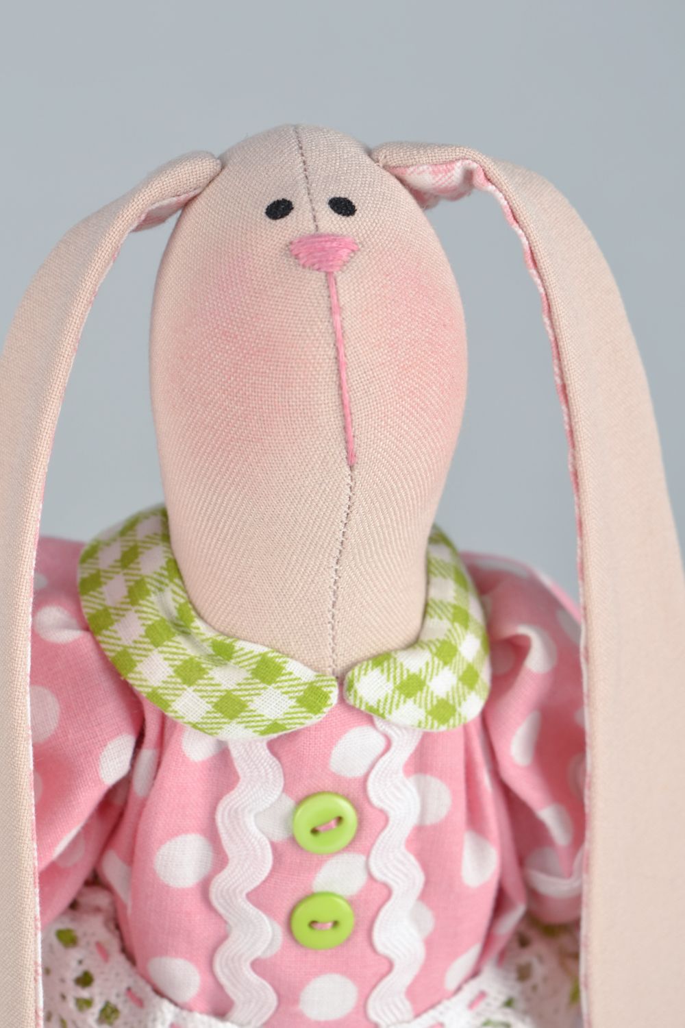 Designer Stofftier Hase foto 4