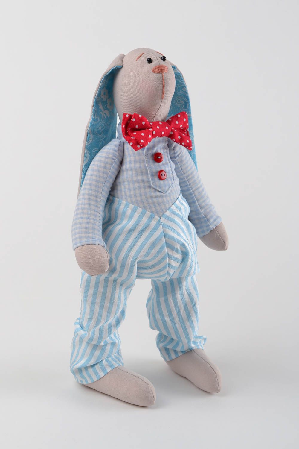 Conejo de peluche artsanal regalo original para niños decoración de dormitorio foto 1