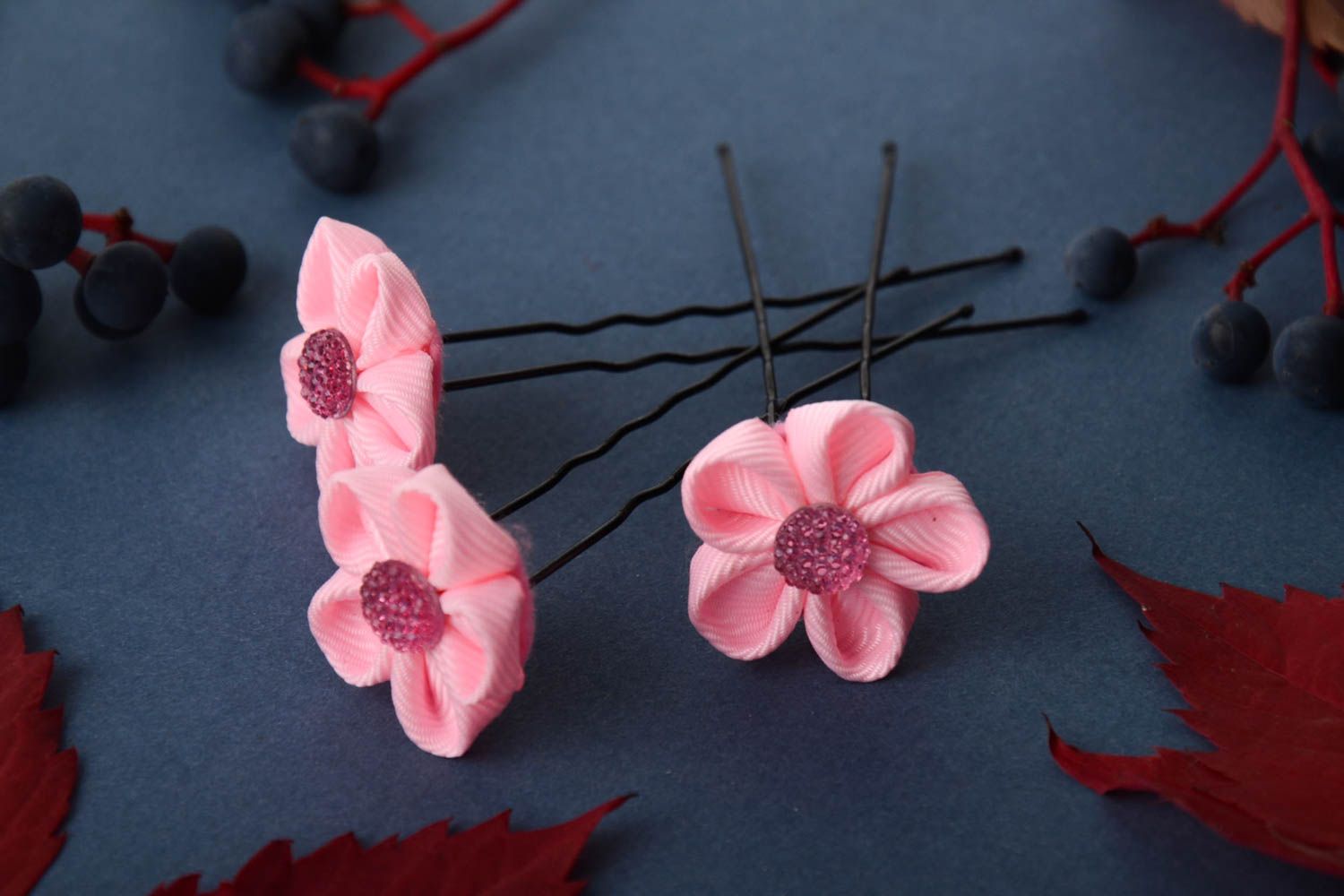 Handmade hairpins 3 pieces how to do my hair fashion accessories for girls photo 1