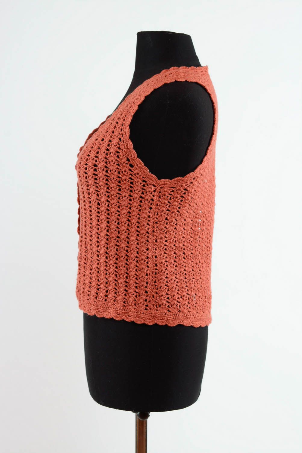 Colete tricotado artesanal  foto 3