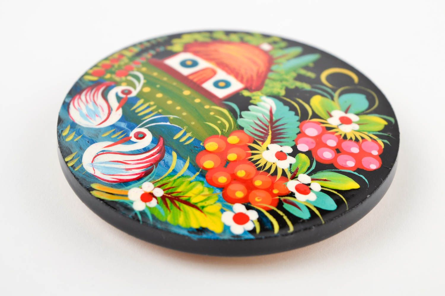 Designer fridge magnet handmade fridge magnet with painting decorative use only photo 3