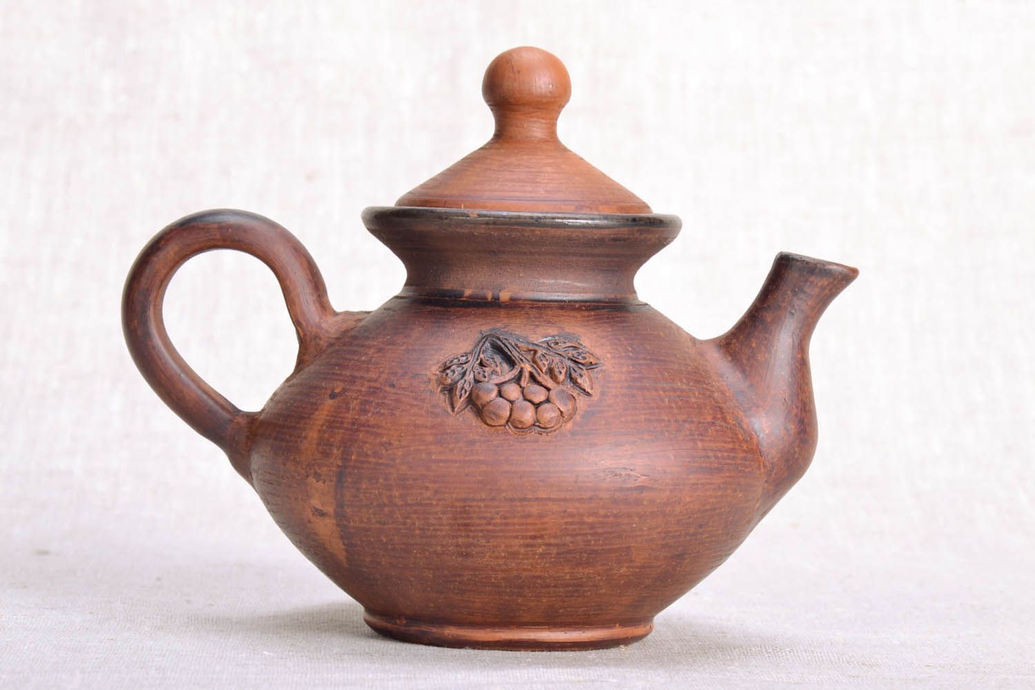 Small clay tea pot  photo 2
