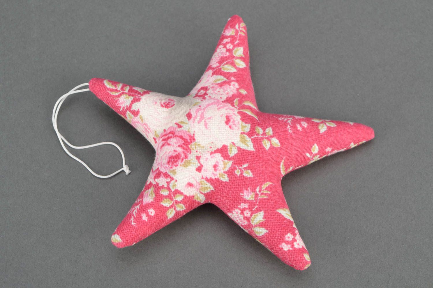 Soft toy pendant in the shape of star photo 1