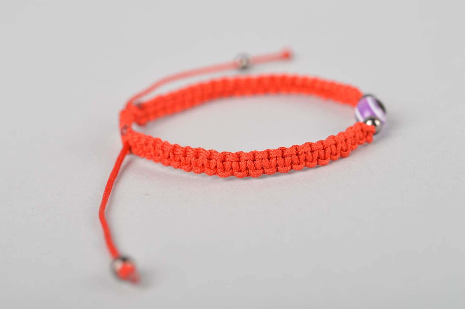 Stylish handmade cord bracelet woven wrist bracelet cool jewelry designs photo 4