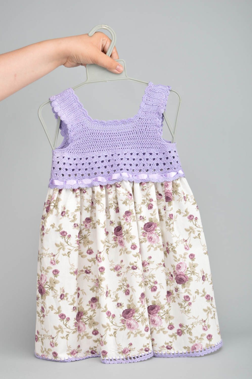 Красивое детское платье хэнд мэйд одежда для девочек детская одежда на лето фото 2
