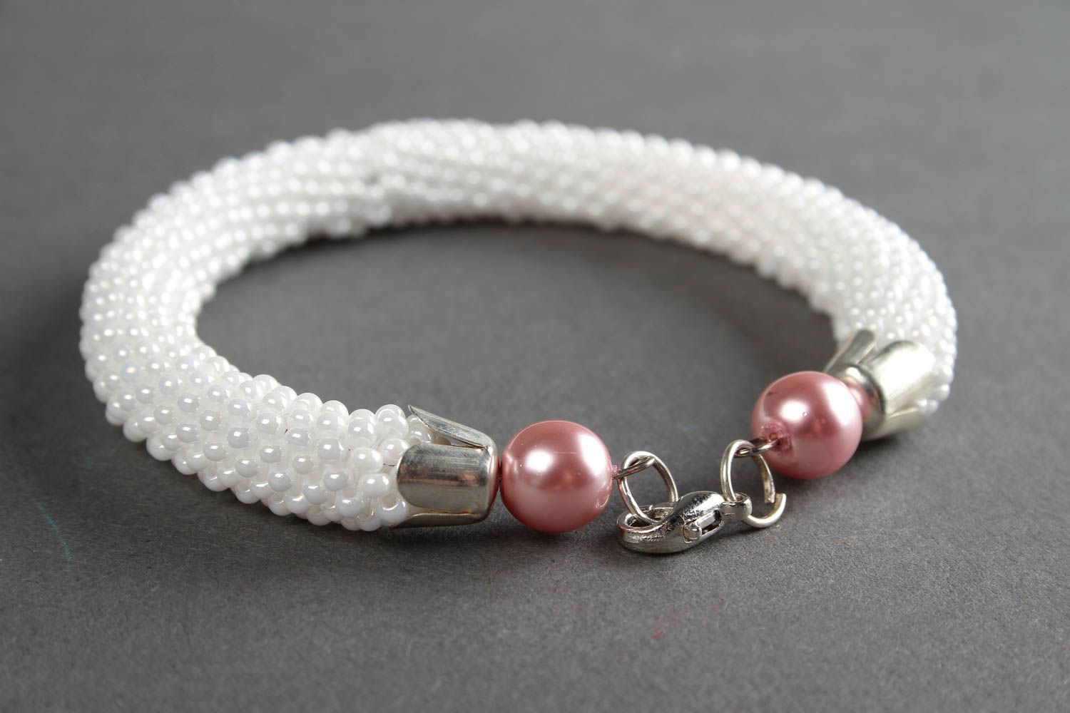 Seed bead bracelet handmade bijouterie stylish accessories woven bracelet ideas photo 3