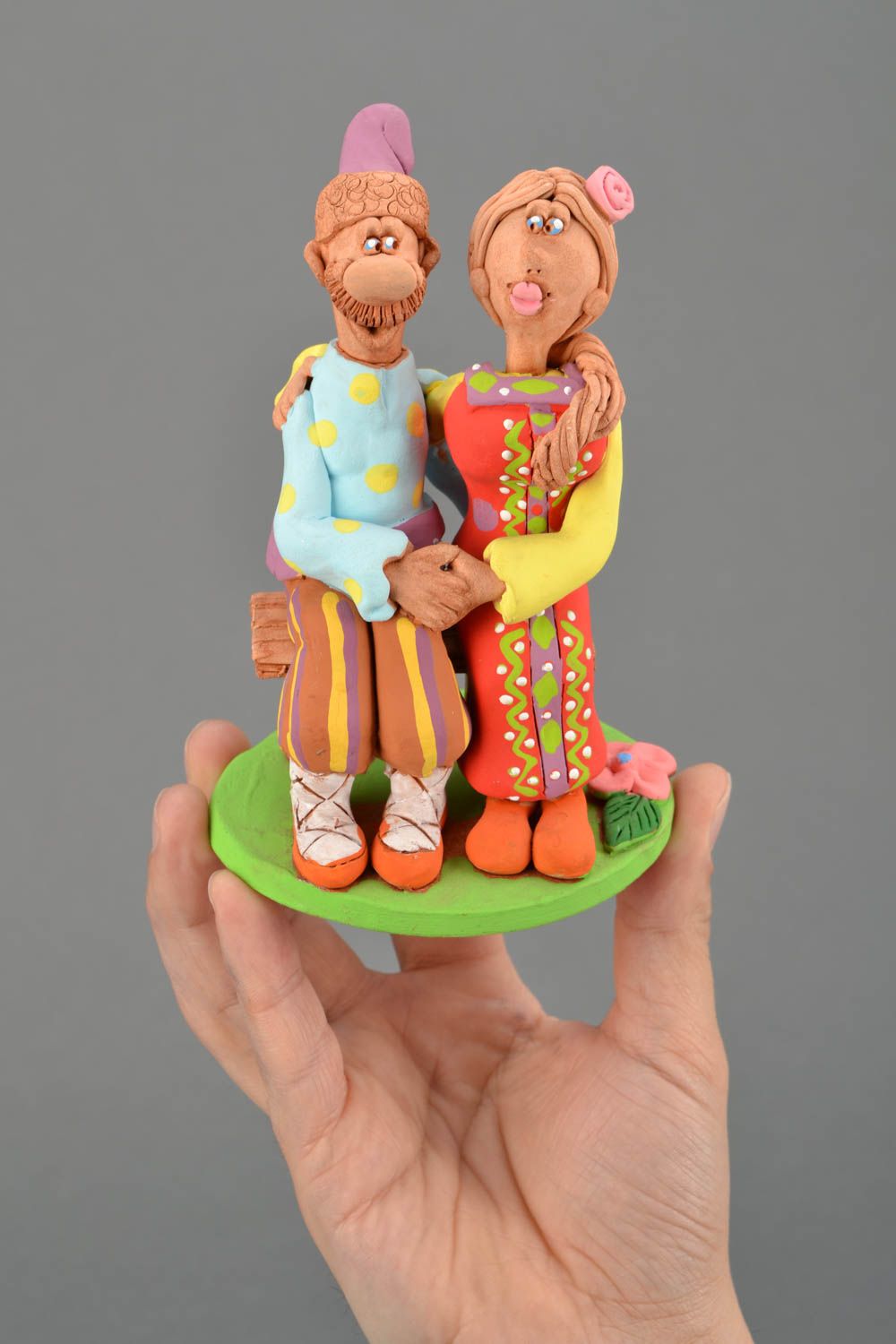 Ceramic figurine Cossack Family photo 2