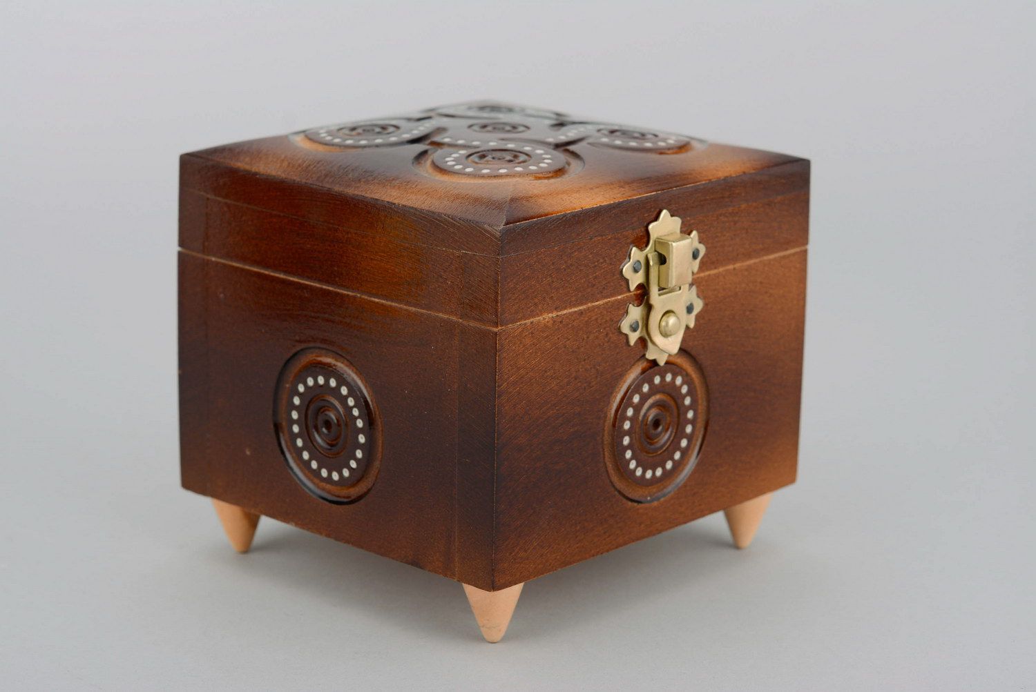 Caixa de madeira para jóias foto 1