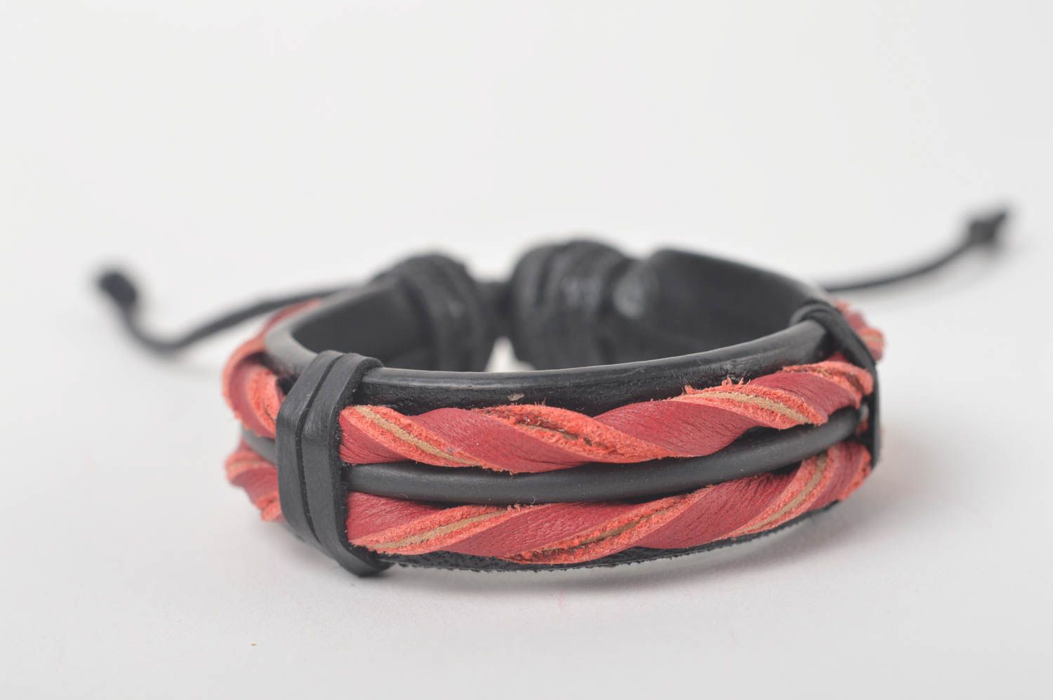 Unusual handmade leather wrist bracelet stylish bracelet designs gifts for her photo 3