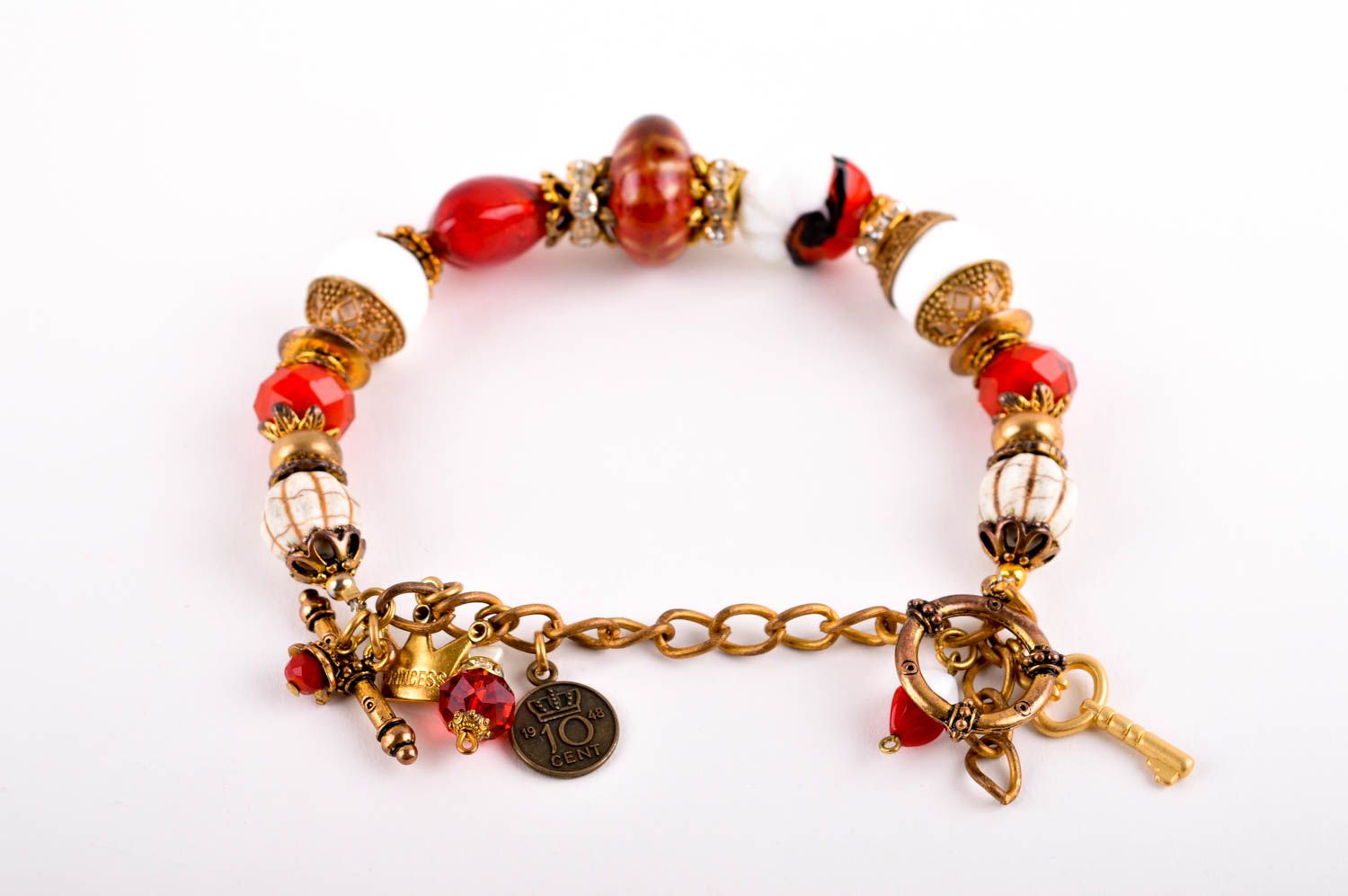 Handmade bracelet with natural stones jewelry stones stylish fashion jewelry photo 4