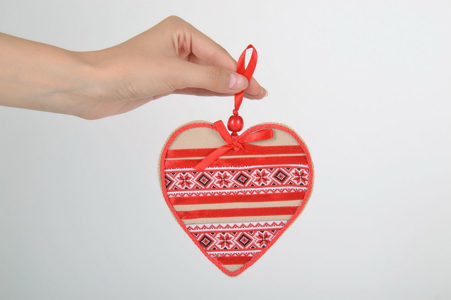 Suspension décorative coeur artisanale De cœur à cœur photo 5