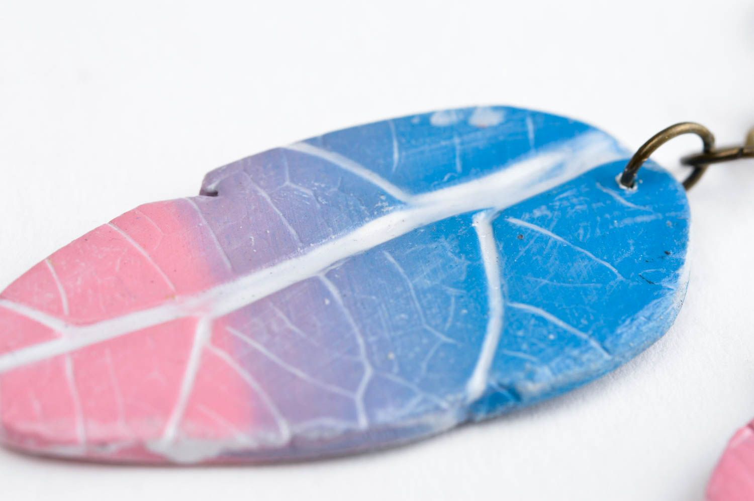 Модные серьги украшение ручной работы серьги из полимерной глины разноцветные фото 5