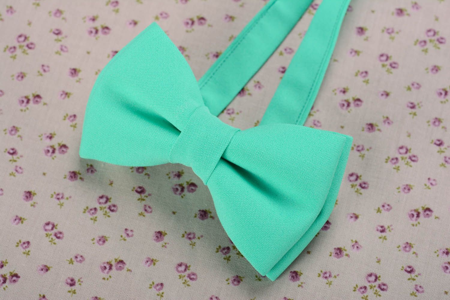 Mint bow tie  photo 3