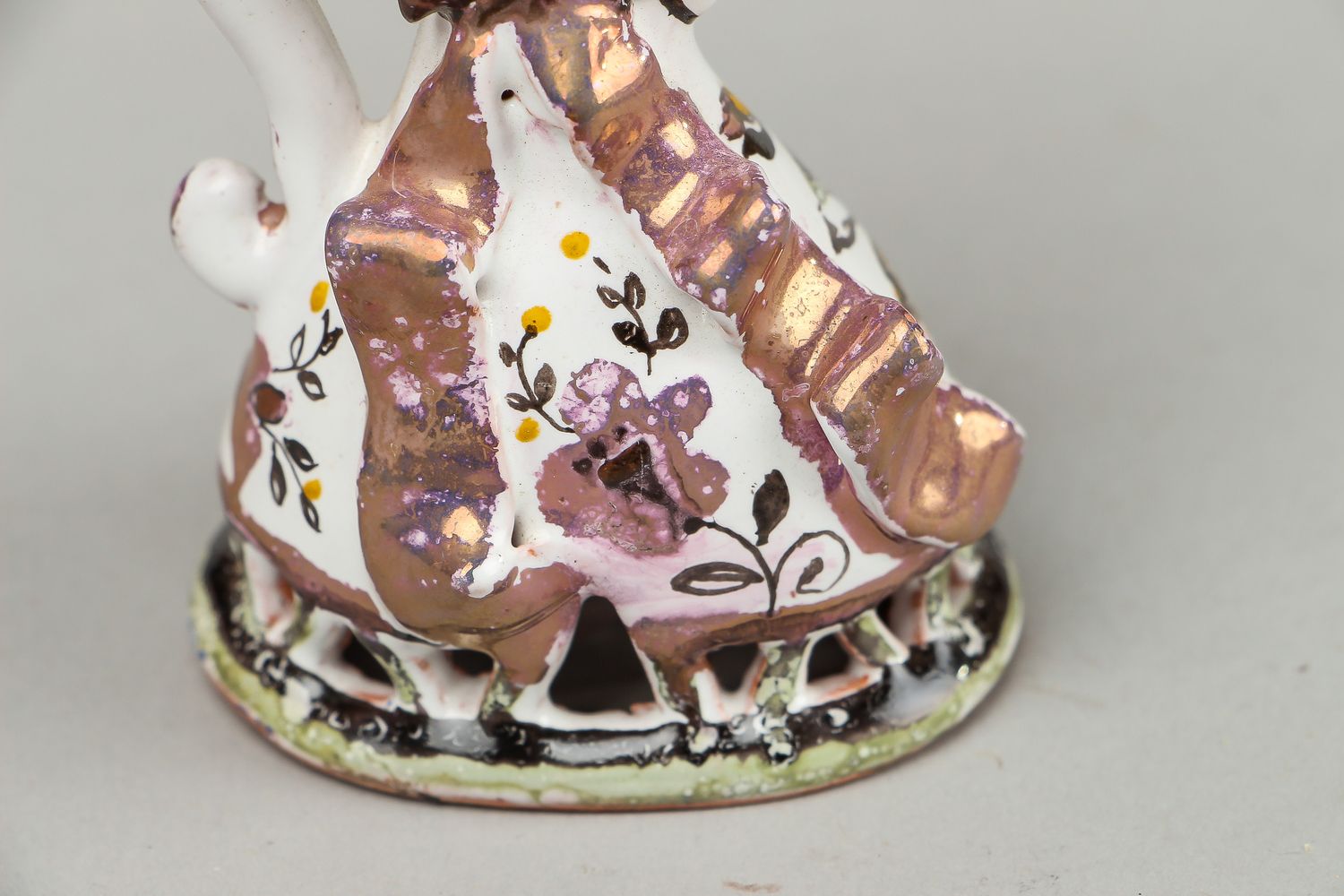 Dekoratives handgemachtes Glöckchen aus Keramik Teekanne foto 3
