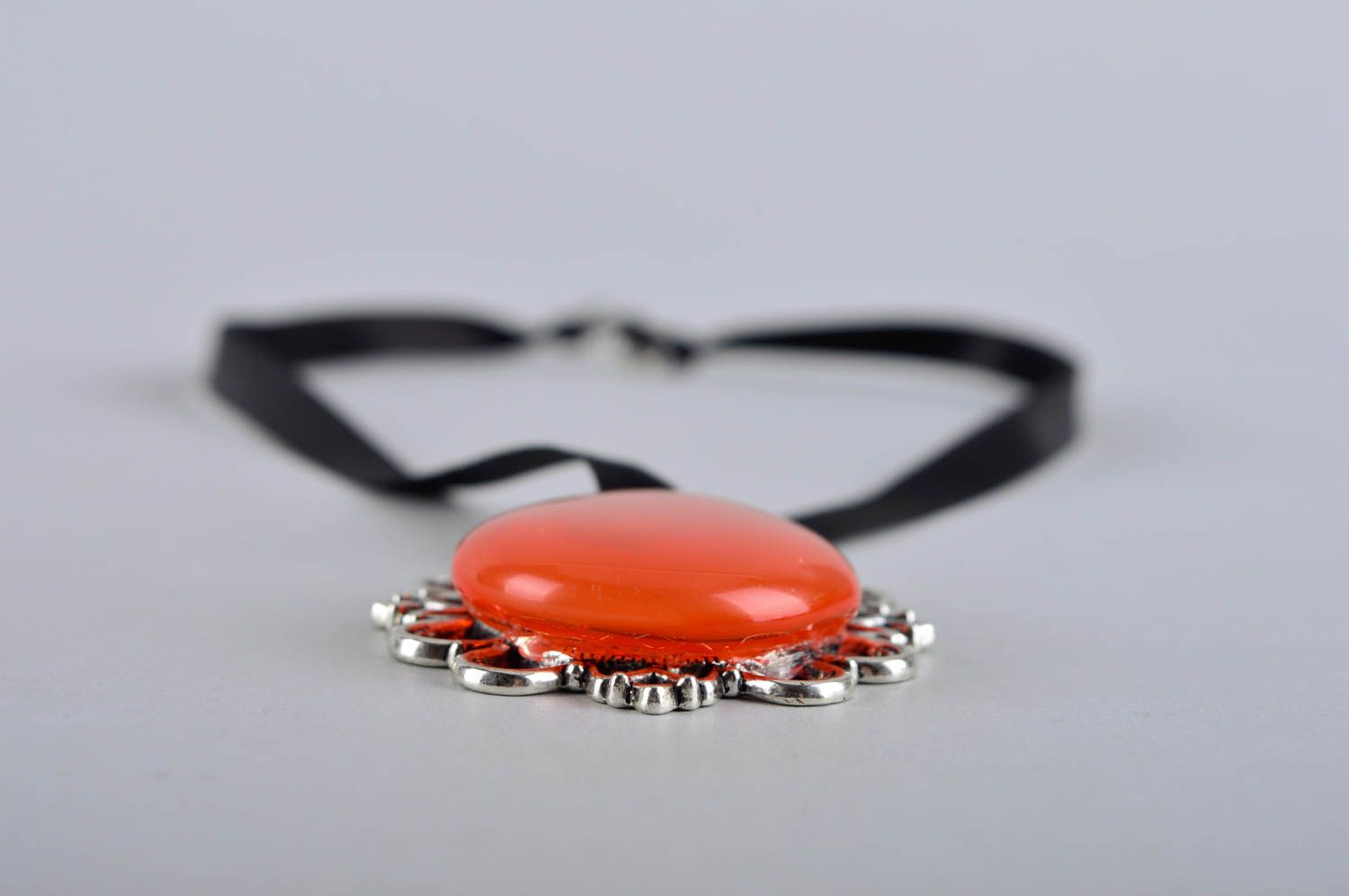 Handmade cute glass accessory designer stylish jewelry elegant pendant photo 3