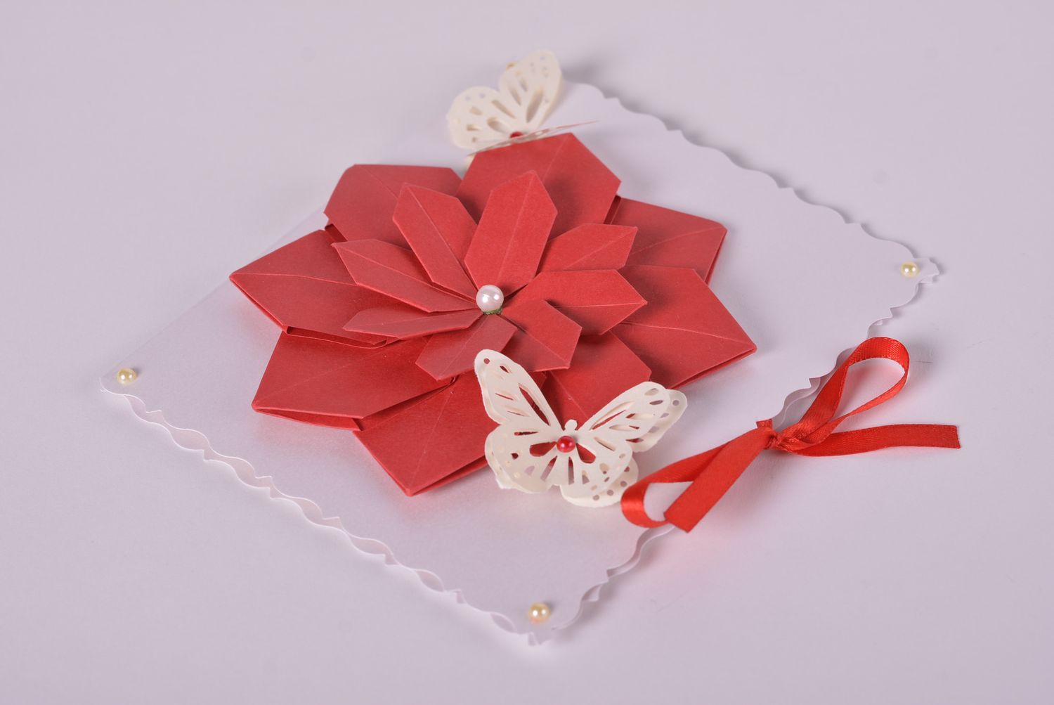 Tarjeta de felicitación hecha a mano postal artesanal regalo original para novia foto 2