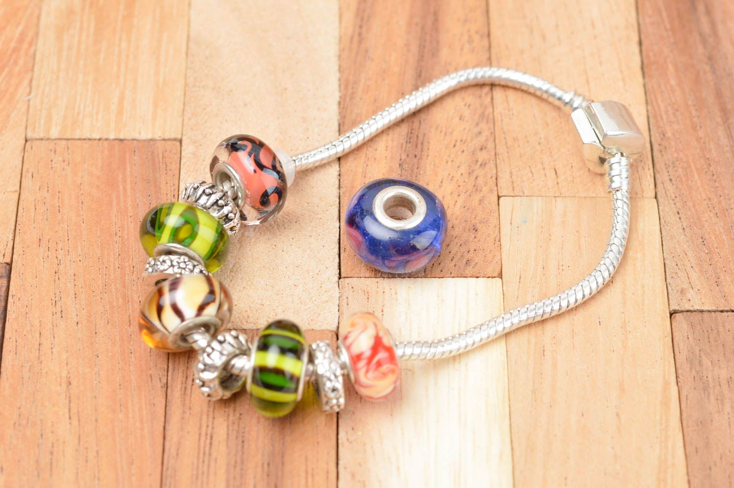 Handmade jewelry findings glass bead lampwork beads jewelry bead jewelry pendant photo 4