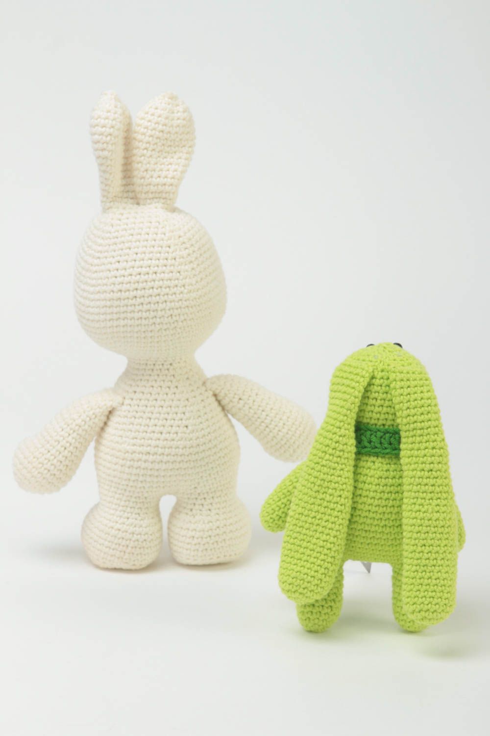 Peluches para niños hechos a mano regalo original juguetes tejidos Conejos foto 4