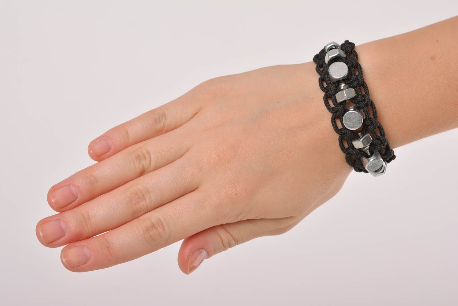 Armband Stoff handmade Armband Frauen geflochtenes Armband Schmuck für Frauen  foto 3