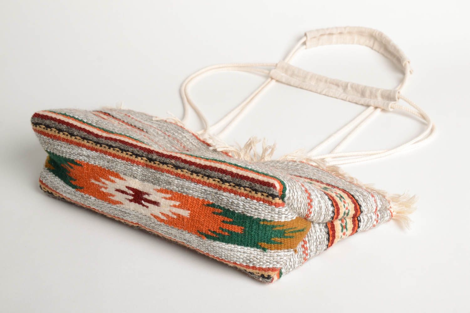 Handmade Damen Tasche aus Textil Accessoire für Frauen Umhänge Tasche ethnisch foto 4