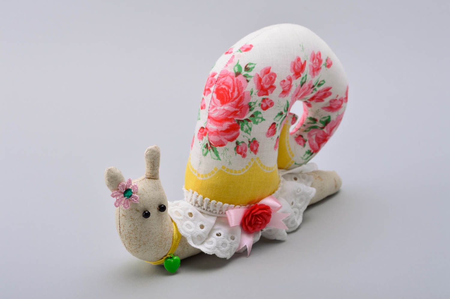 Soft toy handmade toy animal snail toy birthday gifts for kids home decor photo 5