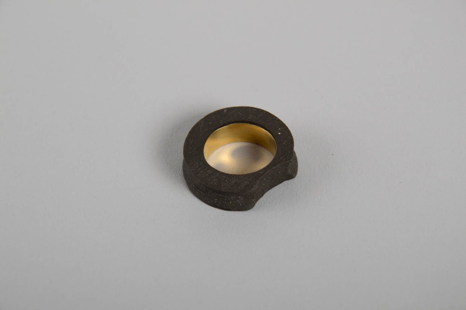 Современное модное кольцо ручной работы кольцо из латуни женское кольцо фото 5