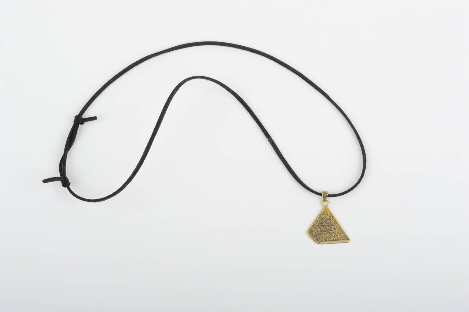 Handmade pendant unusual accessory brass jewelry unusual pendant gift for her photo 2