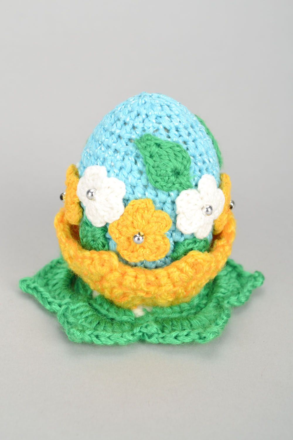 Homemade crocheted Easter egg photo 1