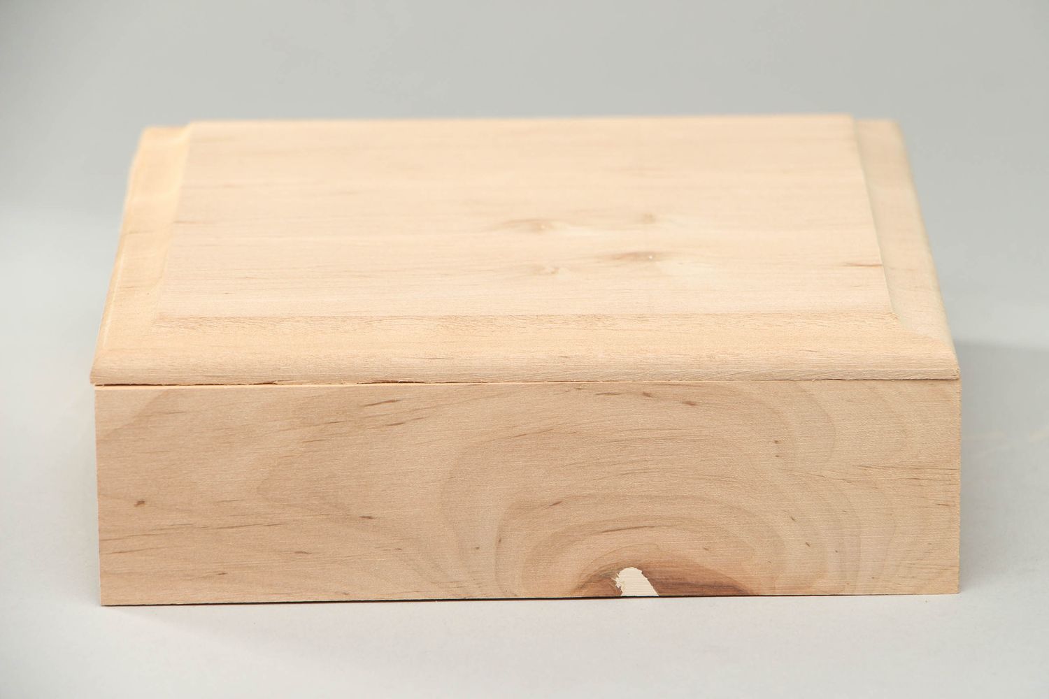 Quadratische Schatulle aus Holz für Decoupage foto 1