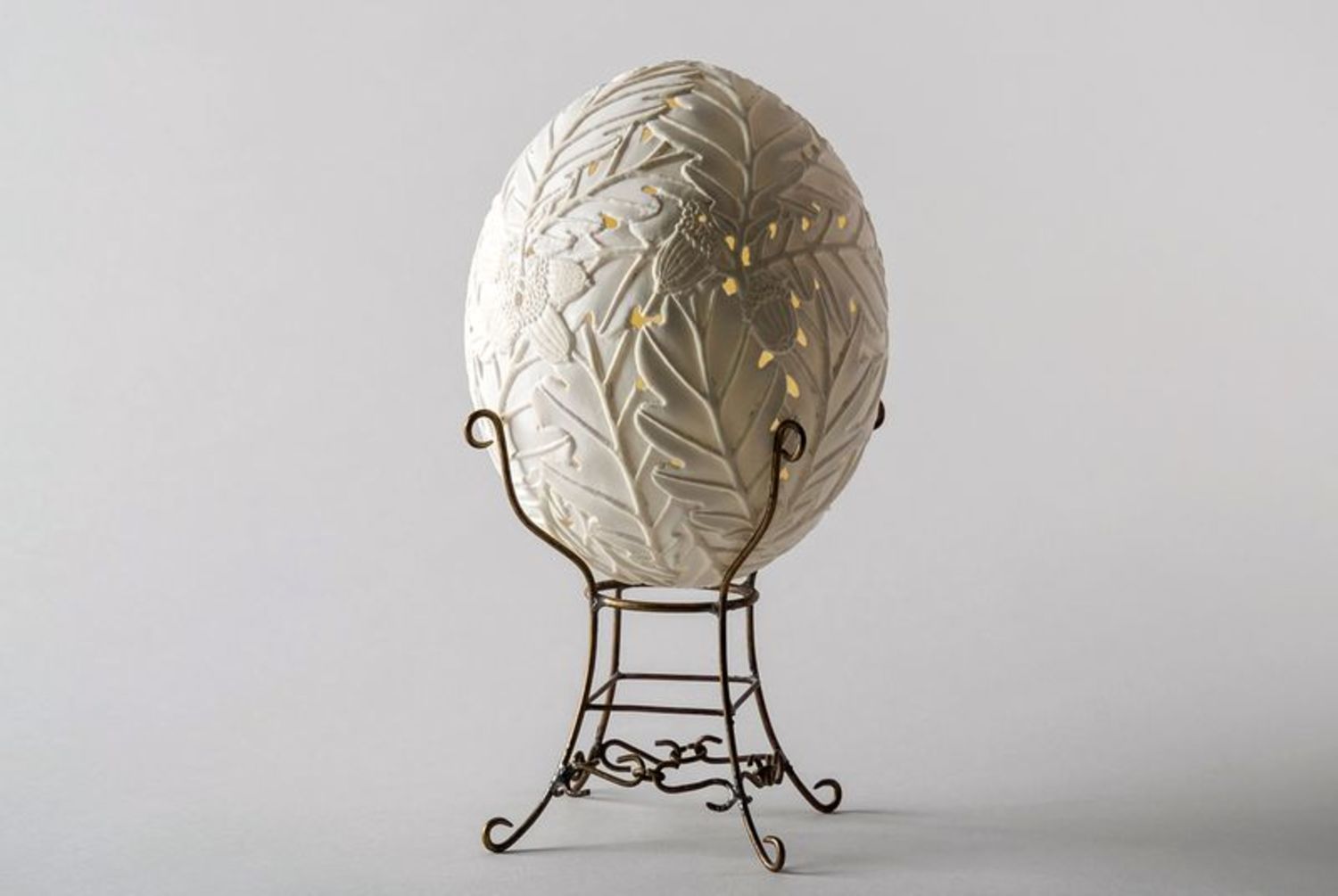L'uovo plafoniera Perfezione di quercia fatto a mano decorazione di casa foto 1
