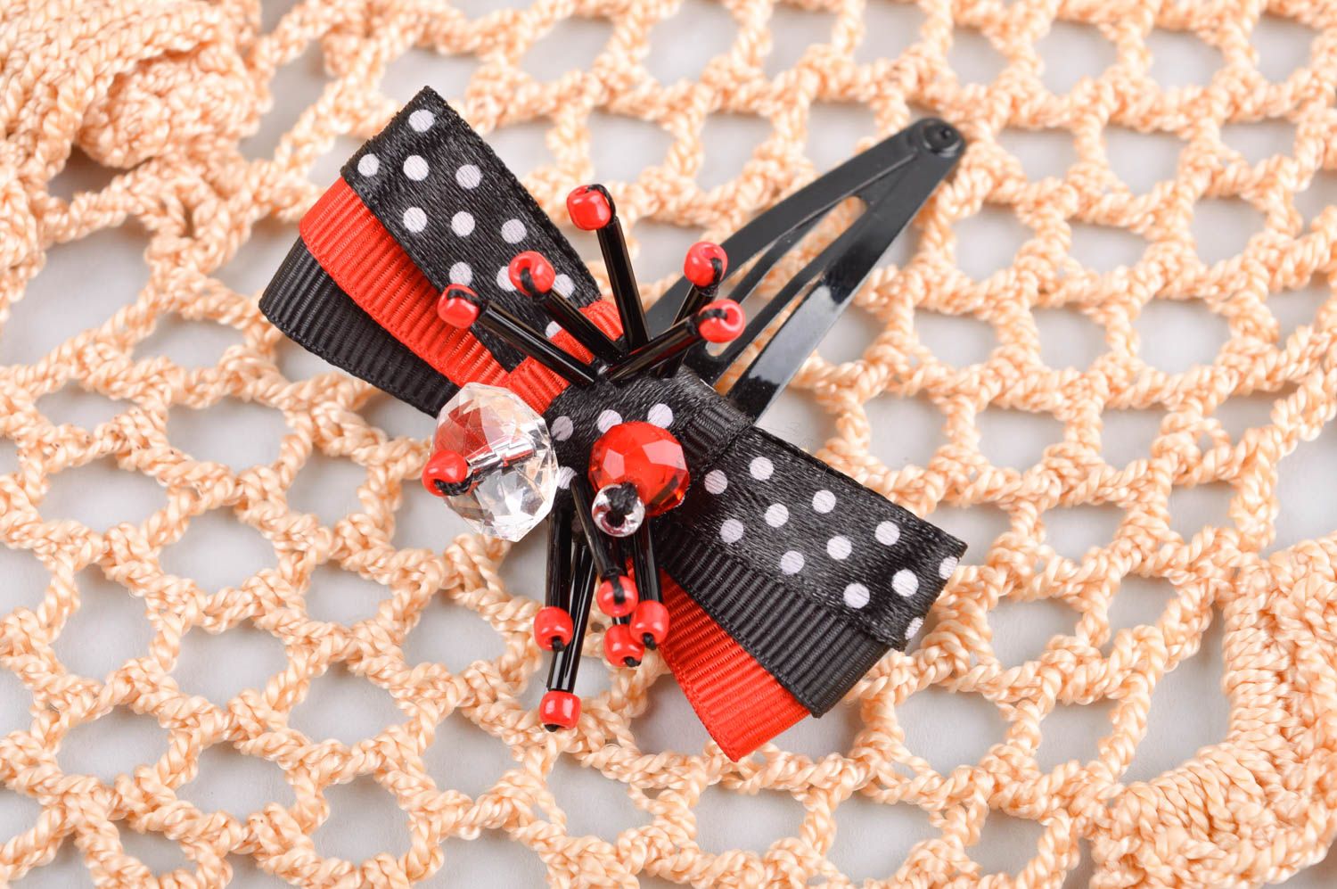 Handmade jewelry hair clip bows for hair designer accessories for girls photo 1