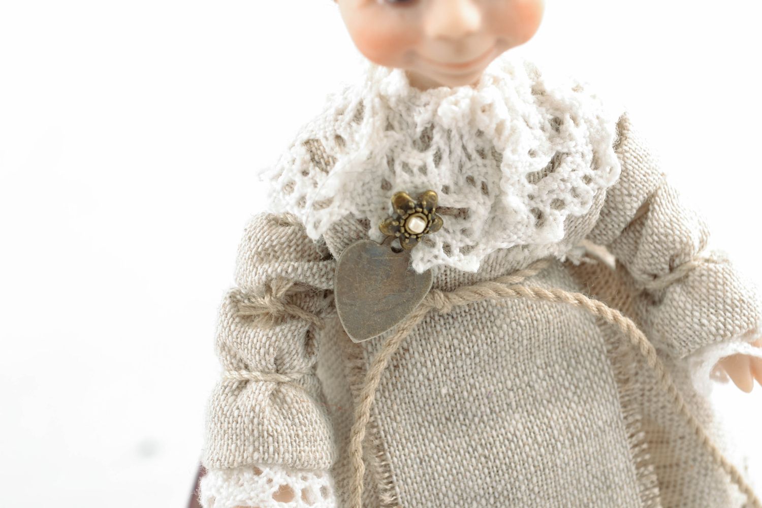 Collectible doll in vintage style photo 2