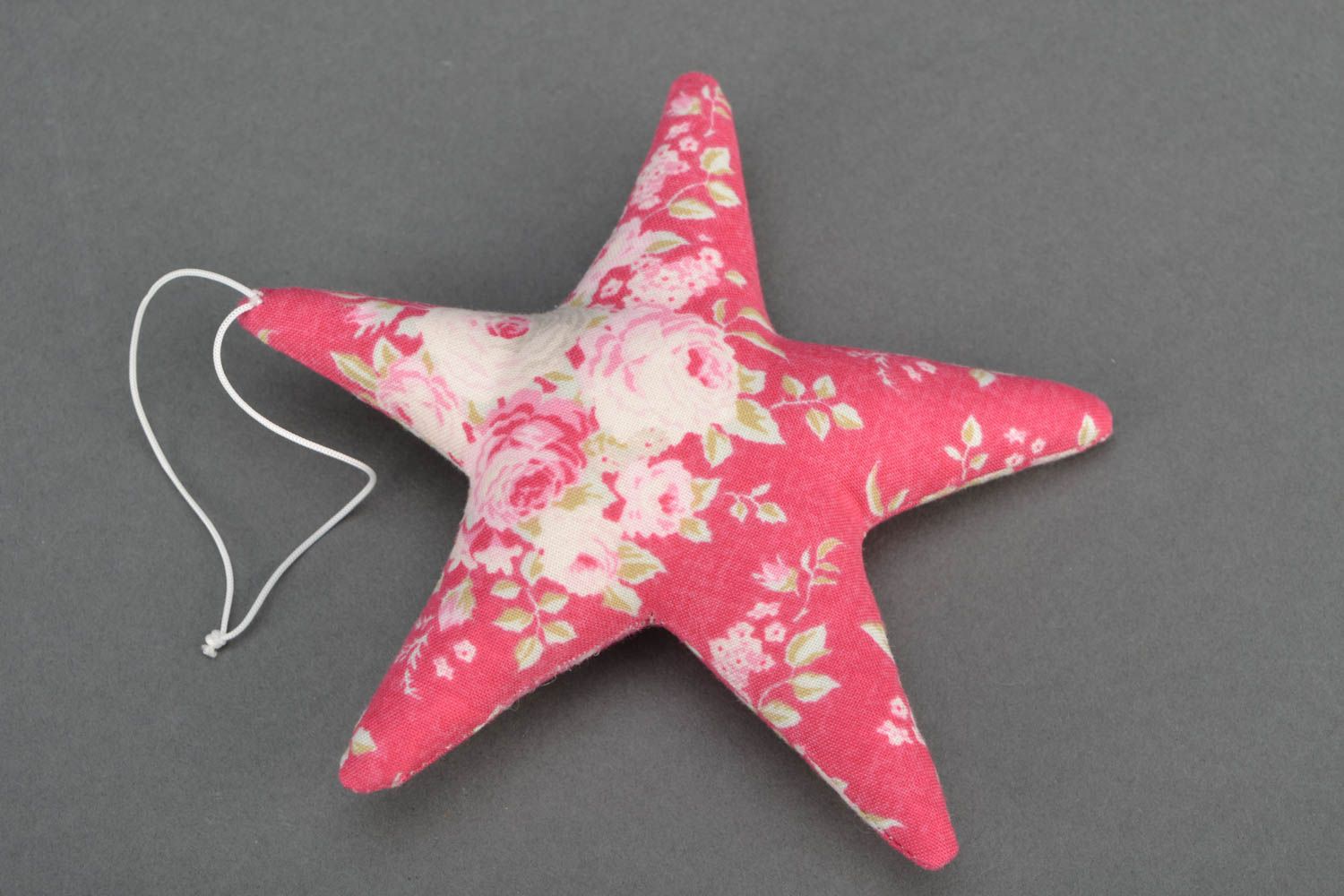 Soft toy pendant in the shape of star photo 3
