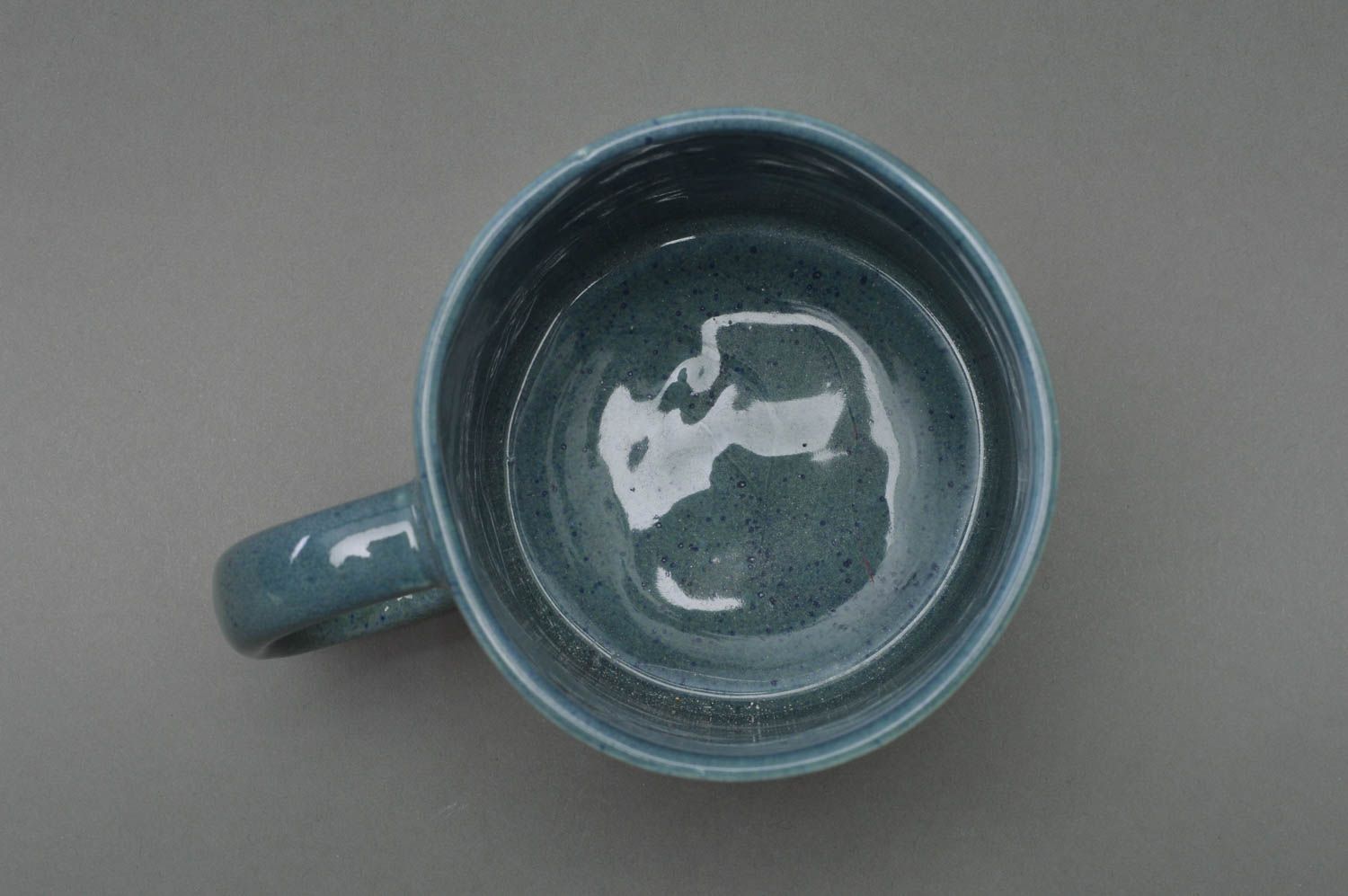 Tasse aus Porzellan mit Glasur bedeckt Designer Küchen Geschirr handgemacht foto 2