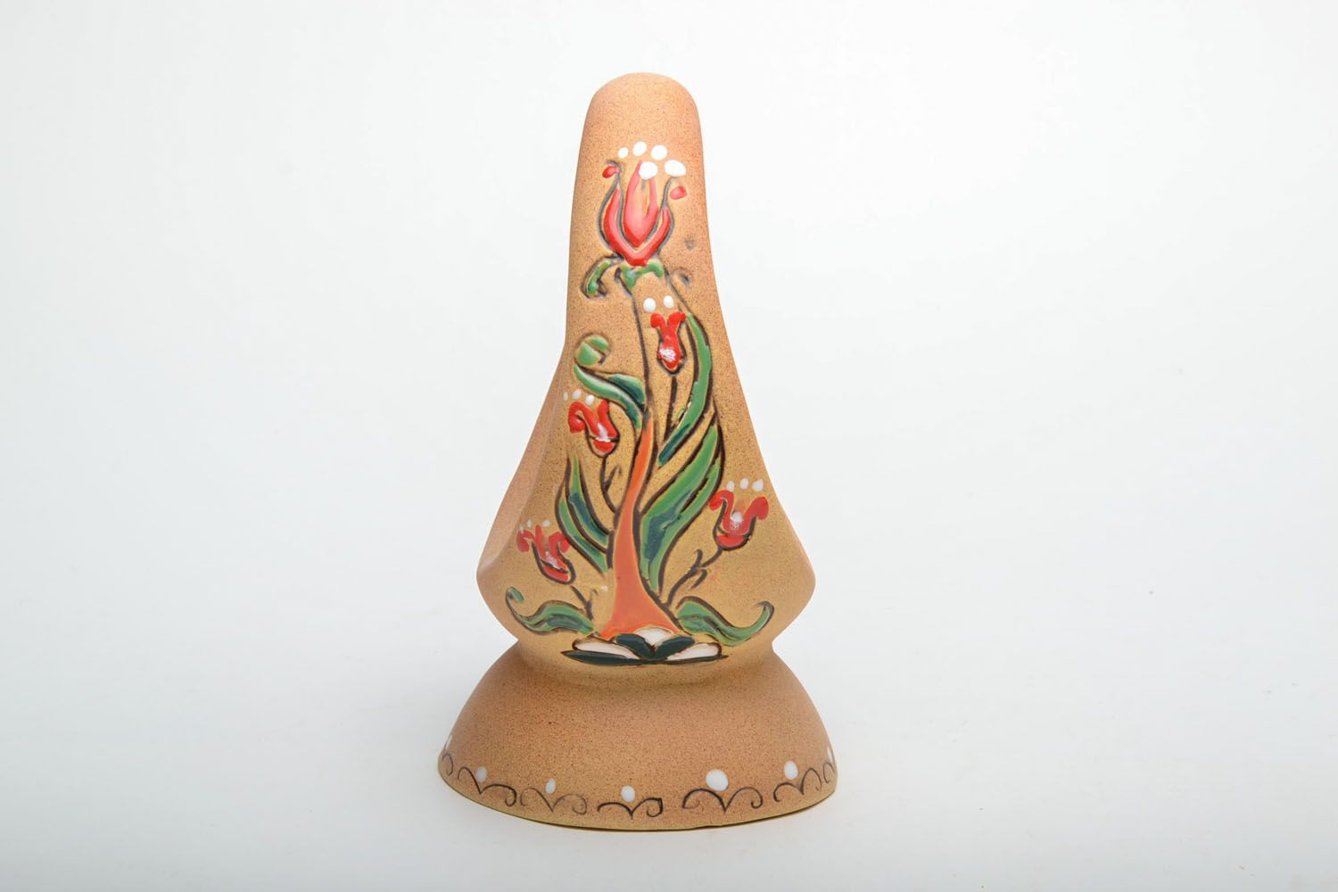 8-inch ethnic style ceramic tin light candle holder for girl's room 1,5 lb photo 3