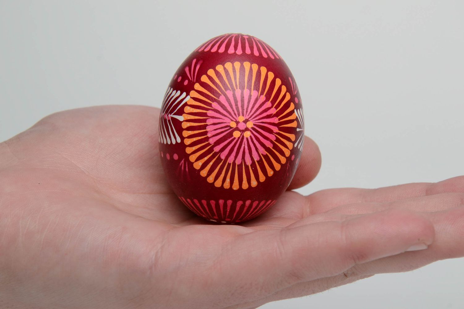 Пасхальное яйцо с лемковской росписью фото 5