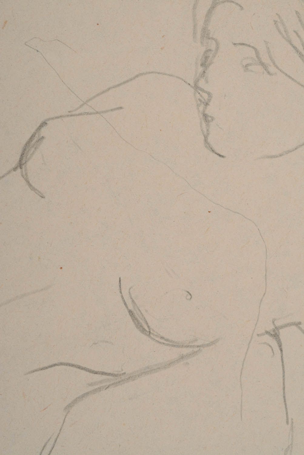 Croquis femme nue au crayon Nathalie  photo 2
