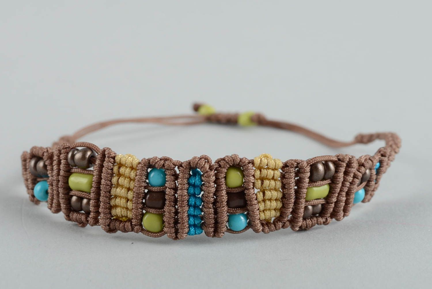 Handmade bracelet designer bracelet woven bracelet unusual jewelry gift ideas photo 3