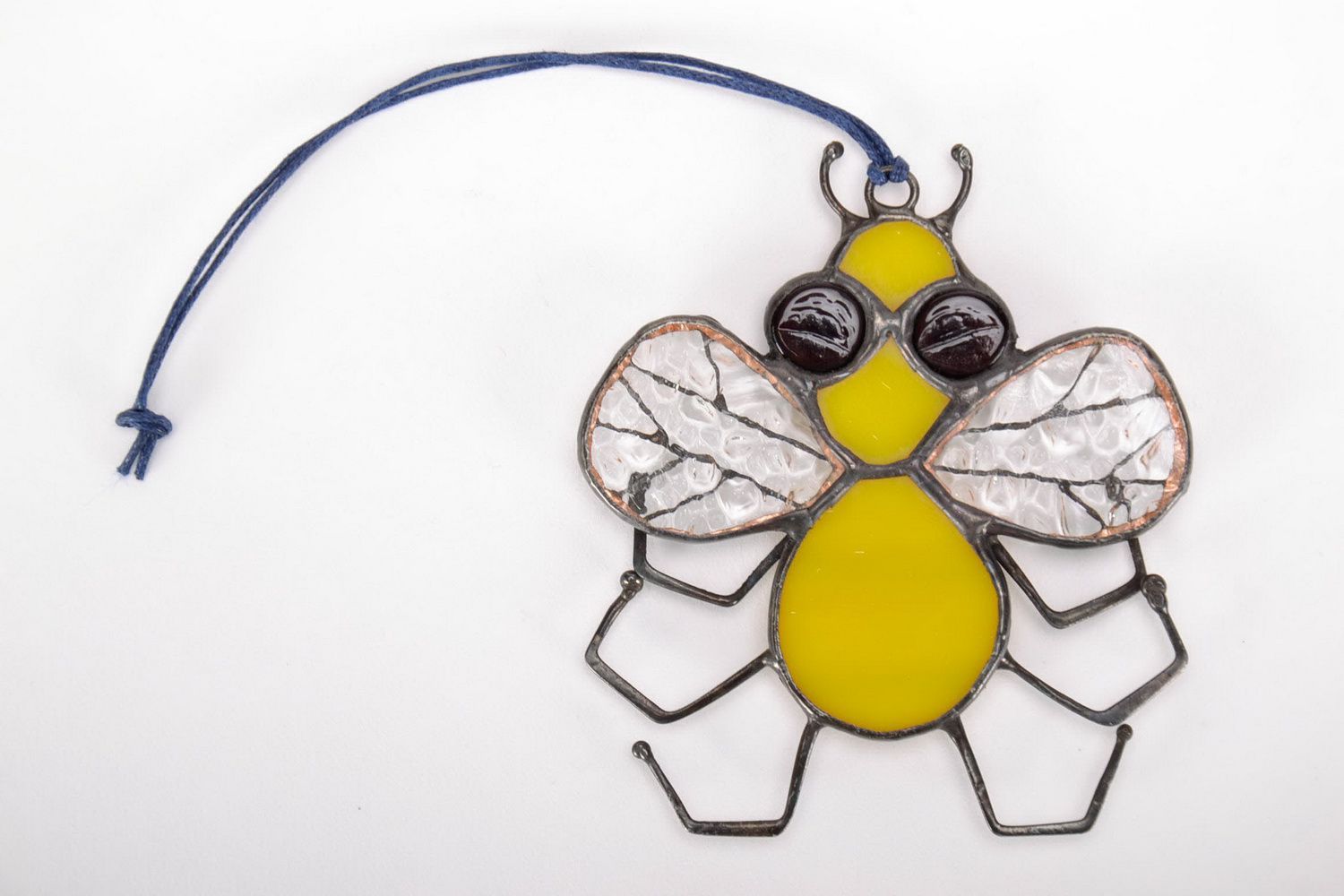 Interior stained glass pendant Fly photo 4